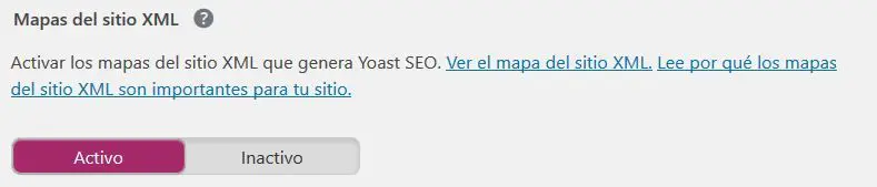 Sitemaps en Yoast SEO